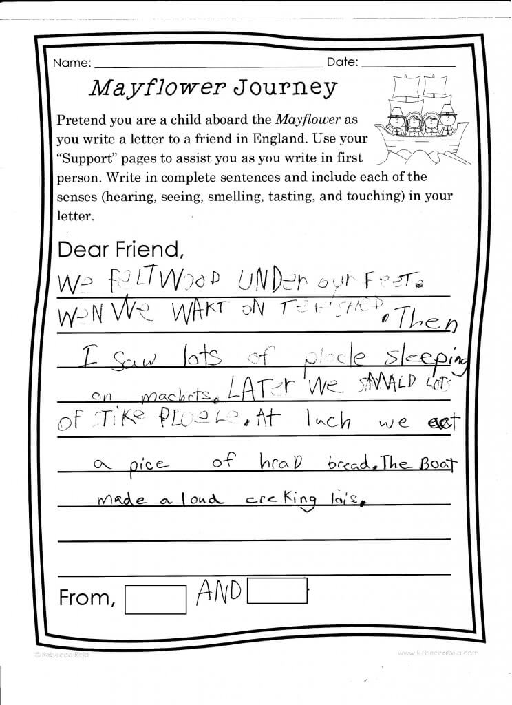 Mayflower letter