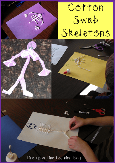 Cotton Swab Skeletons