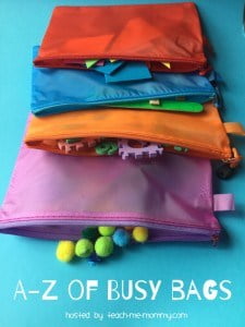 The A-Z pf Busy Bags blog hop