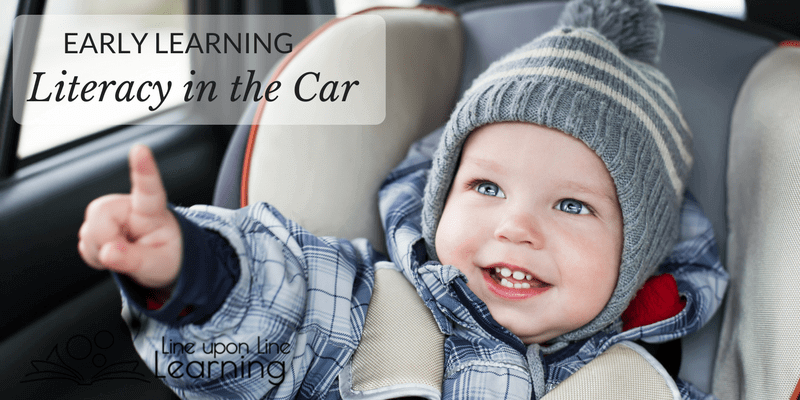 Have mini-lessons on literacy in the car as you run errands. It's like playing games your kids will love!