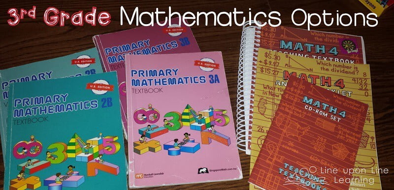 Homeschool Curriculum 3rd Grade Plans for 2015-2016 – Line upon Line