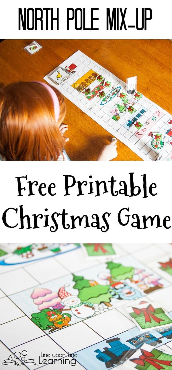 This free printable Christmas game will have you helping Santa figure out which wrapped present is which in his a North Pole Mix-Up!