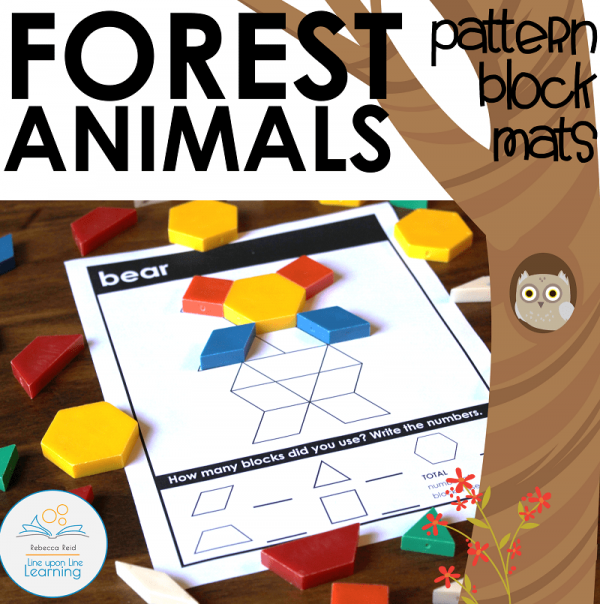 Forest Animals Pattern Block Mats – Line upon Line Learning