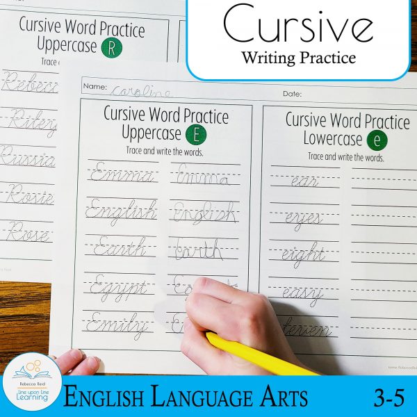 Cursive Handwriting Practice – Line upon Line Learning
