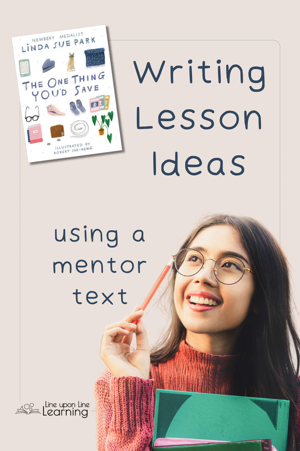One Thing You'd Save Mentor Text Pinterest Pin-2