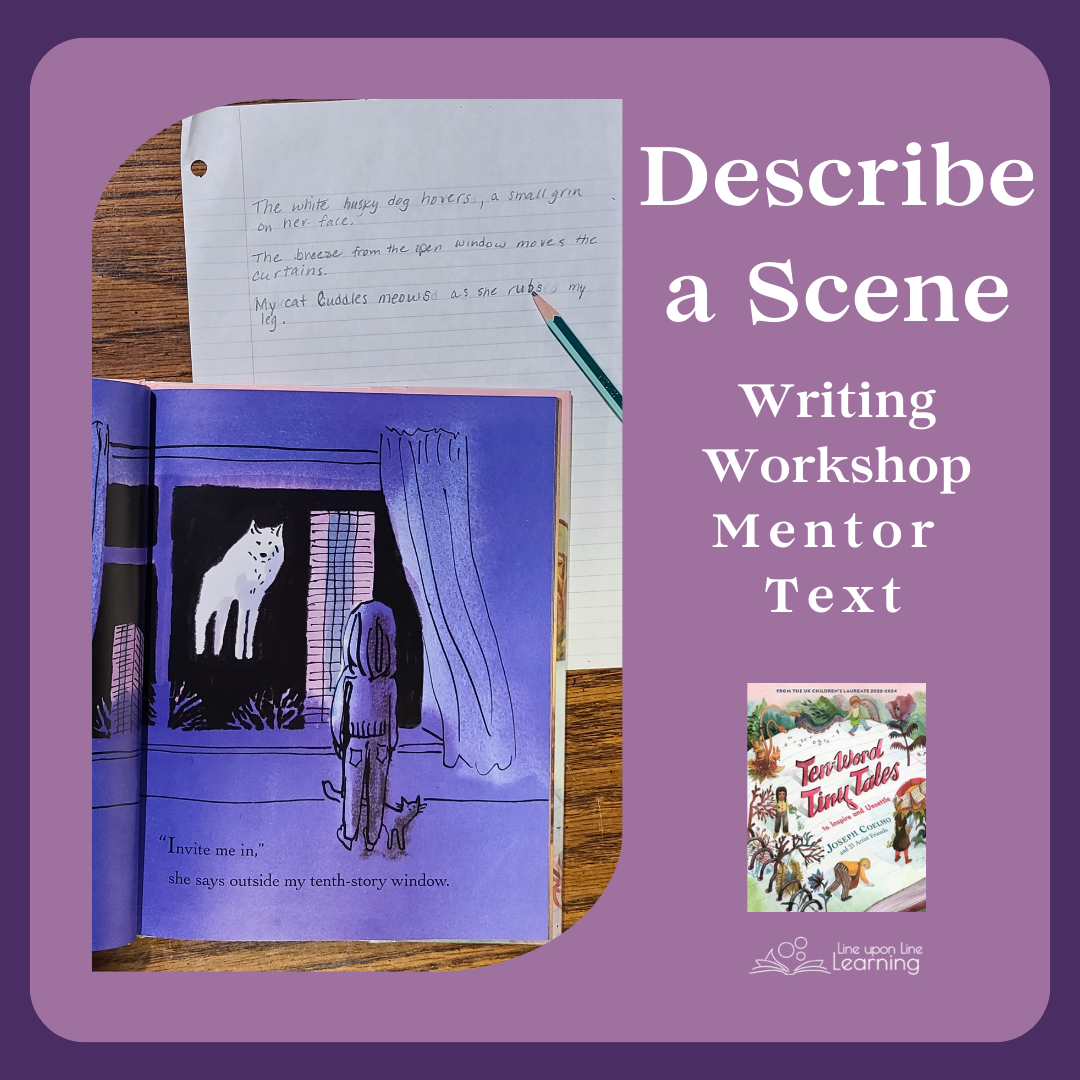10-word tales describe a scene-insta