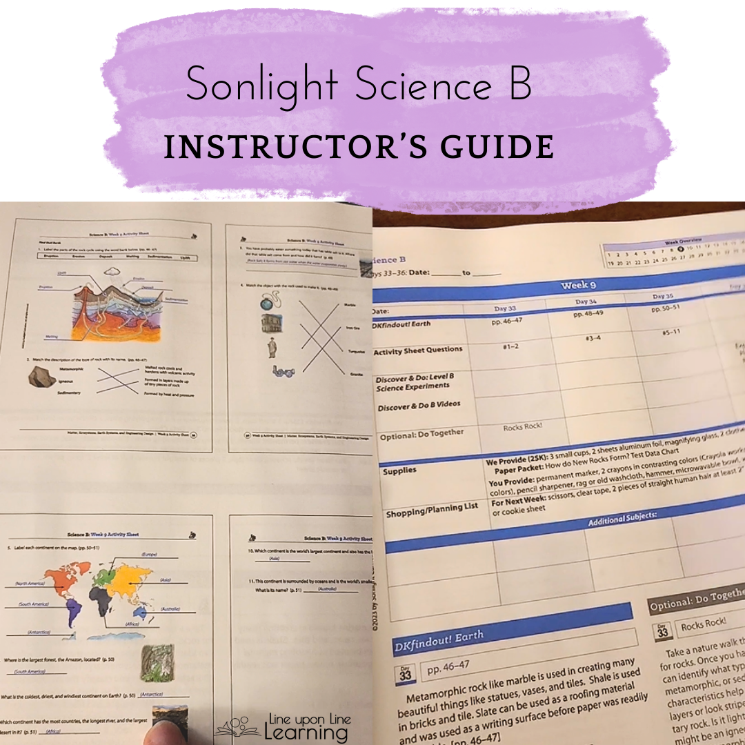 sonlight instructor's guide insta