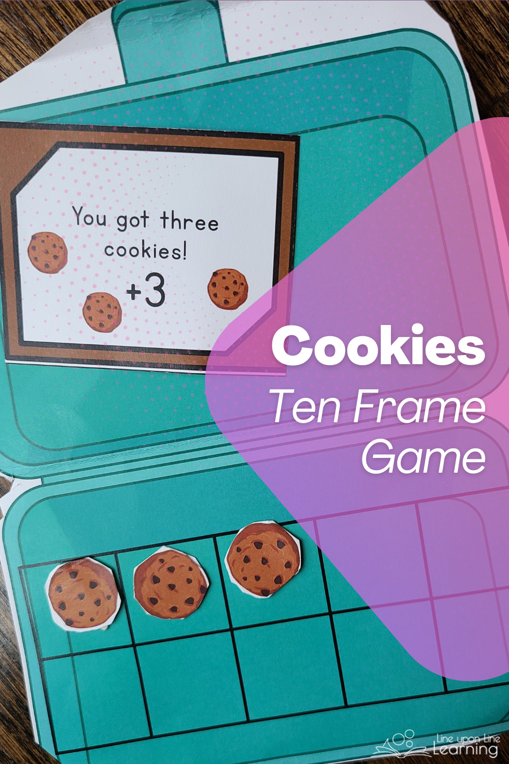 cookies ten frame game pin