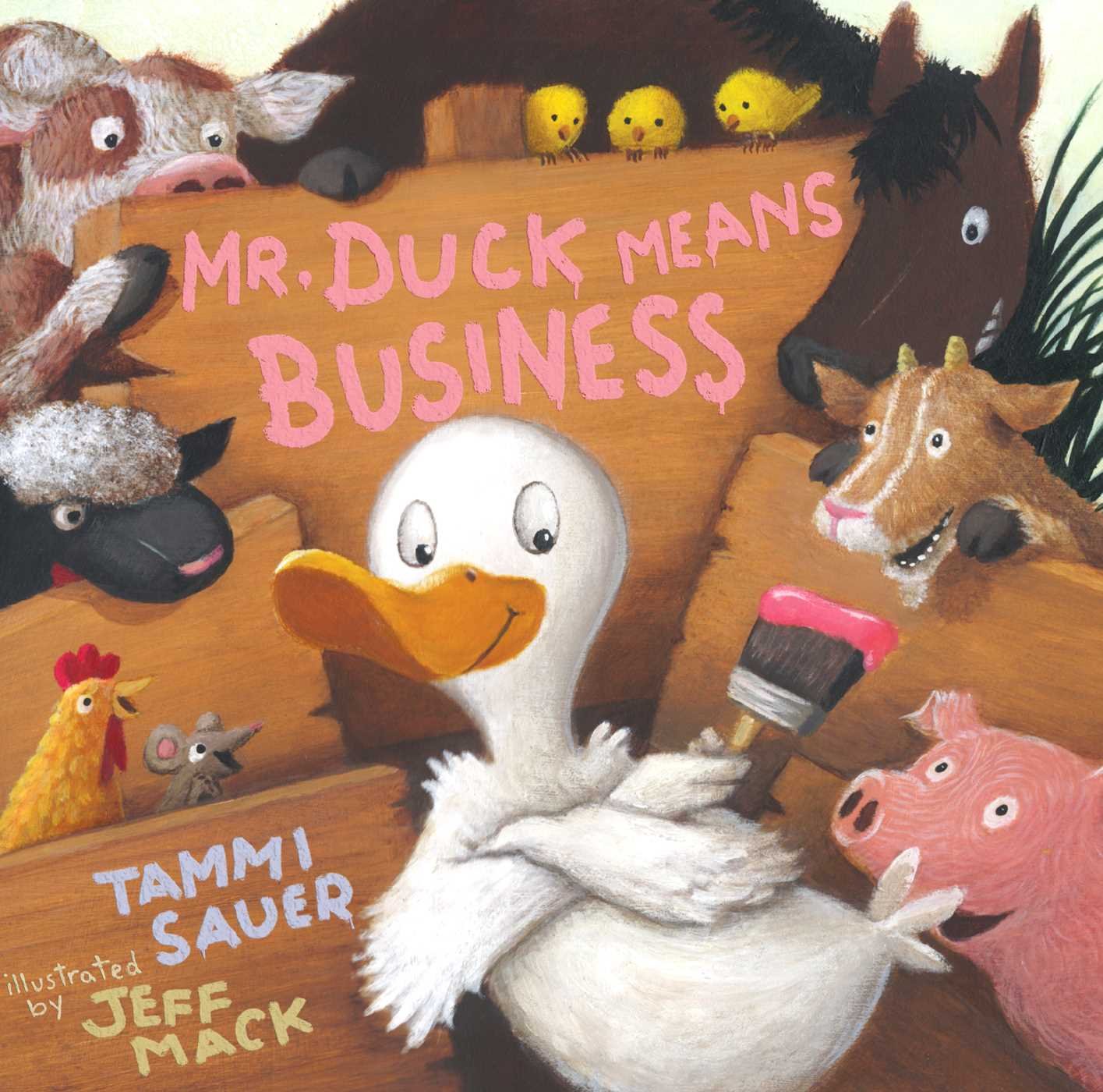 Mr Duck means business