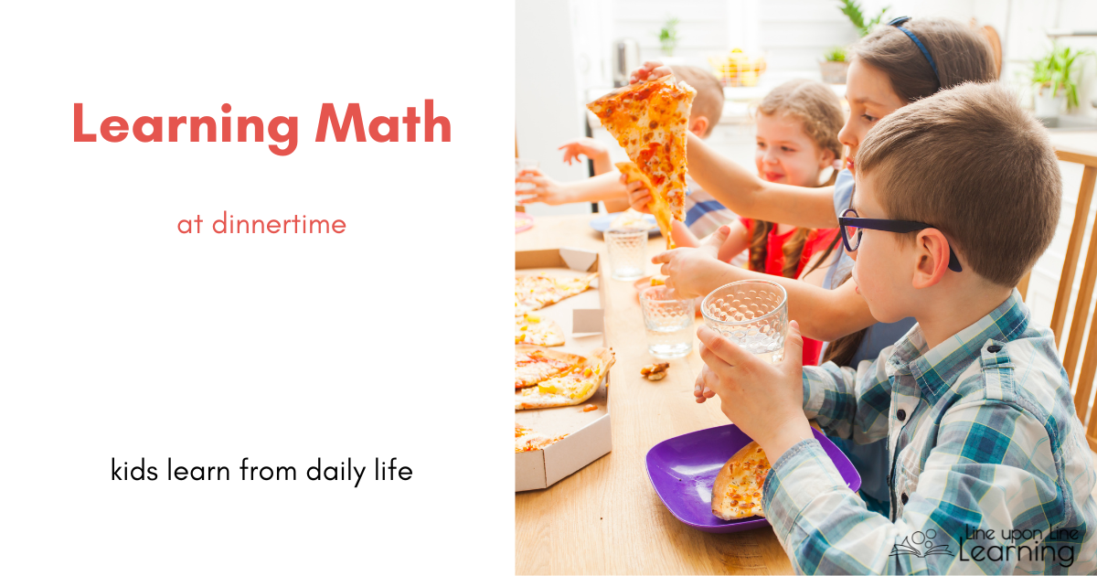 FB Learning math at dinnertime